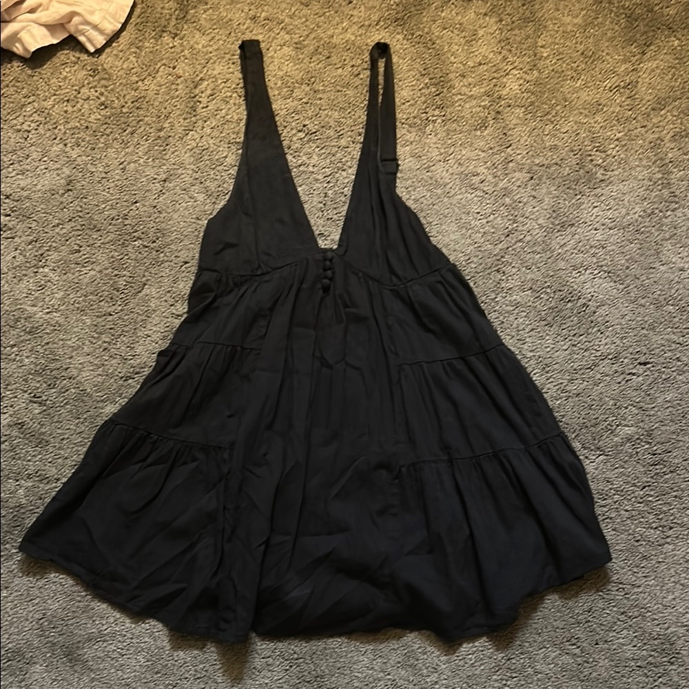 Urban Outfitters Black Pleated Sundress